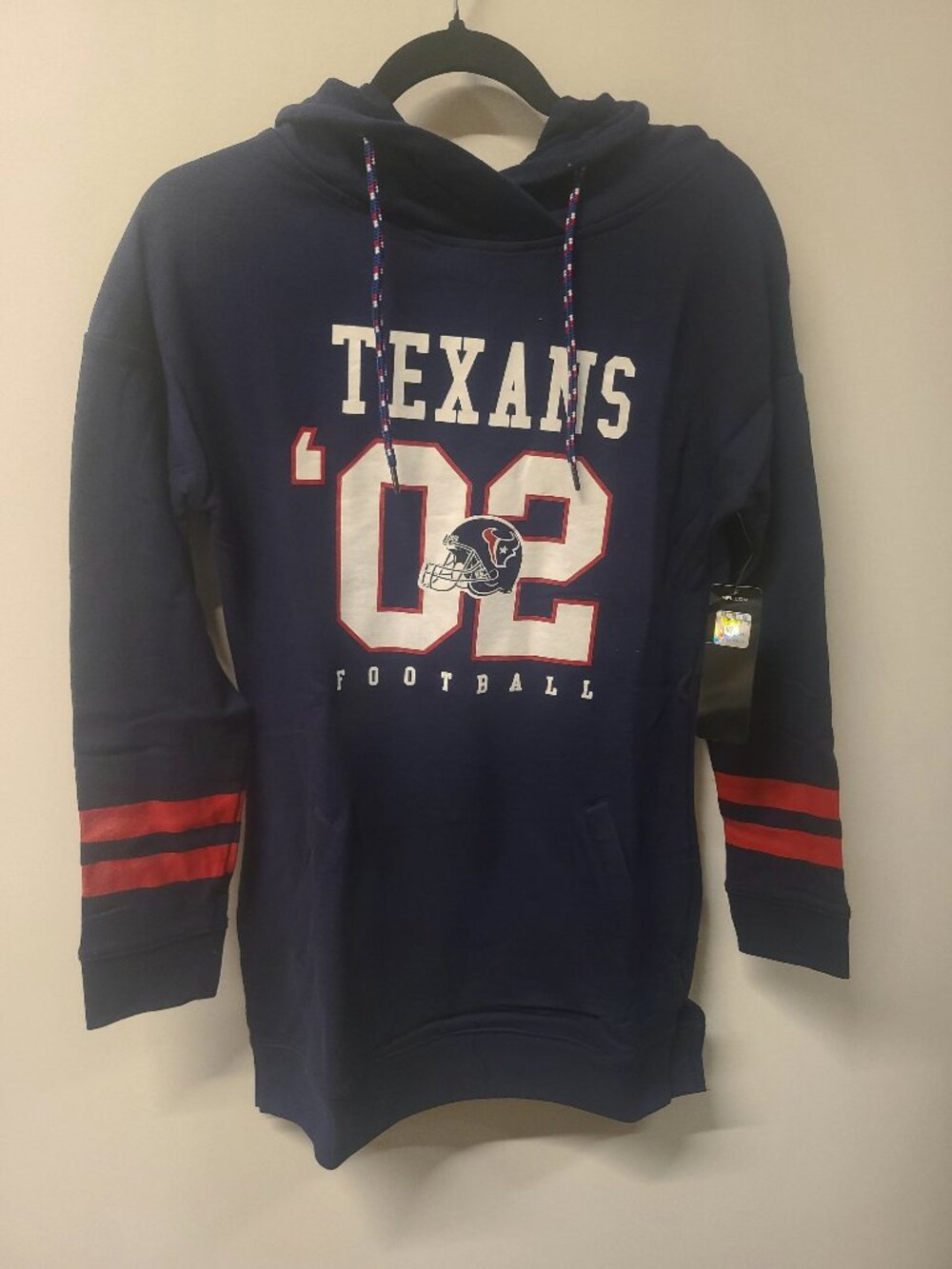 Houston Texans Women’s Pullover Hoodie Navy Blue Medium (NWT), 2pcs